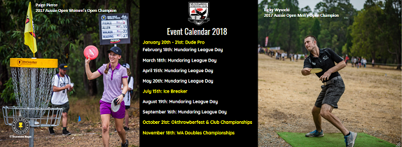 2018 Dics Golf Calendar